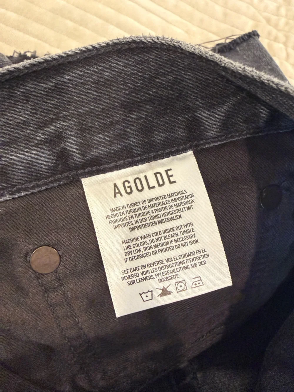 AGOLDE Parker Long Denim Shorts - 32 - NWT
